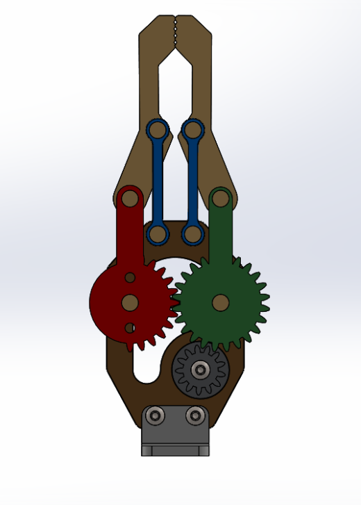 obotic-arm-gripper机械臂夹持机构3D图纸 Solidworks设计缩略图